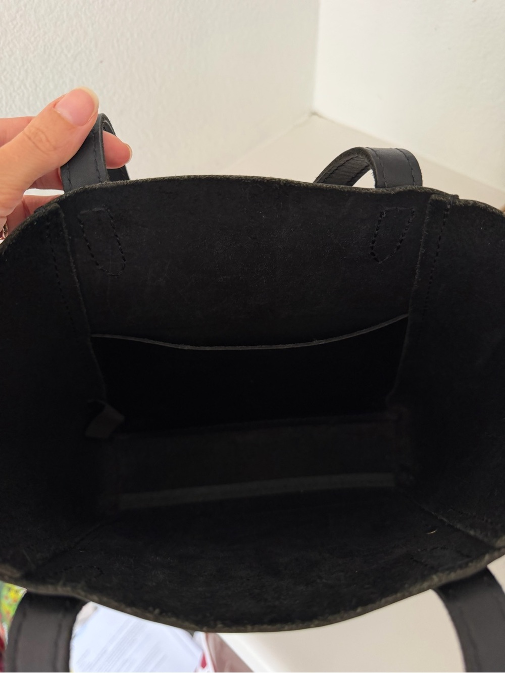 Portland Leather Goods Black Small Juliette Tote Bag - Picture 12 of 12